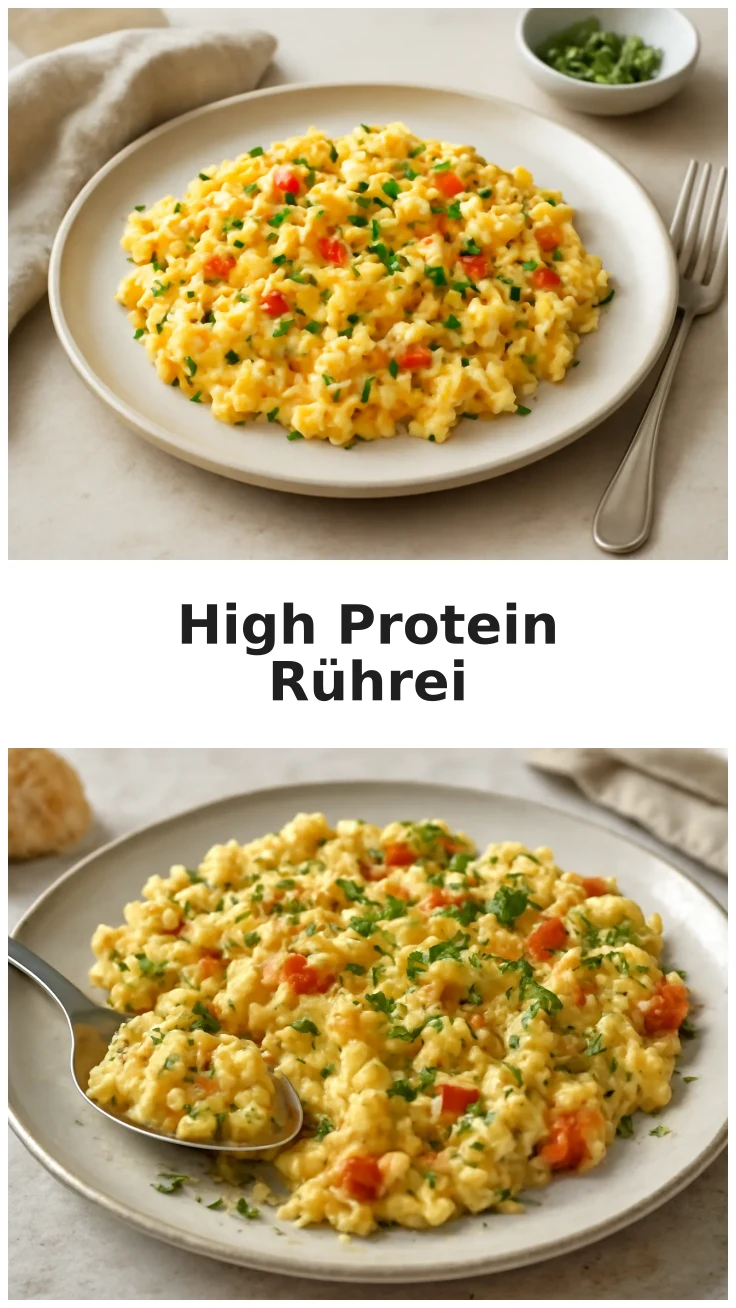 Cremiges High Protein Rührei für ein gesundes Frühstück 3 Cremiges High Protein Rührei für ein gesundes Frühstück