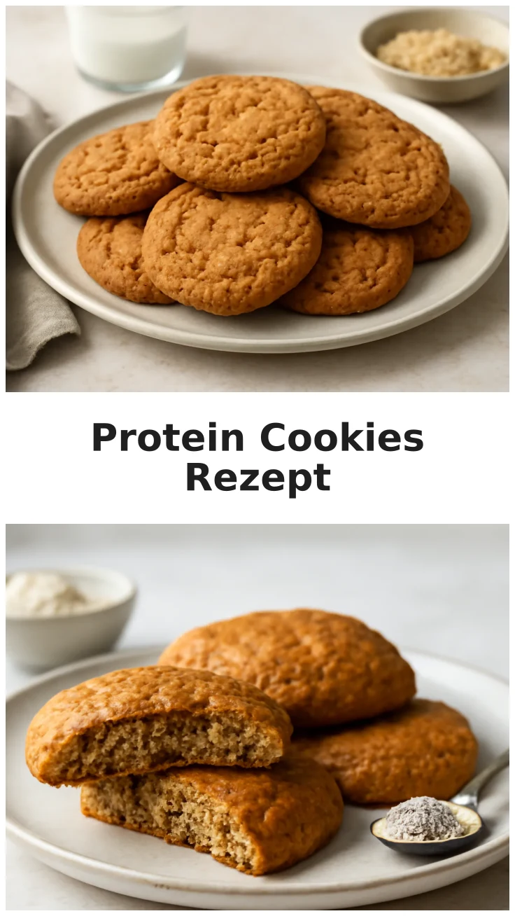 Weiche Protein Cookies Healthy als süßer Snack 3 Weiche Protein Cookies für gesunde Snacks
