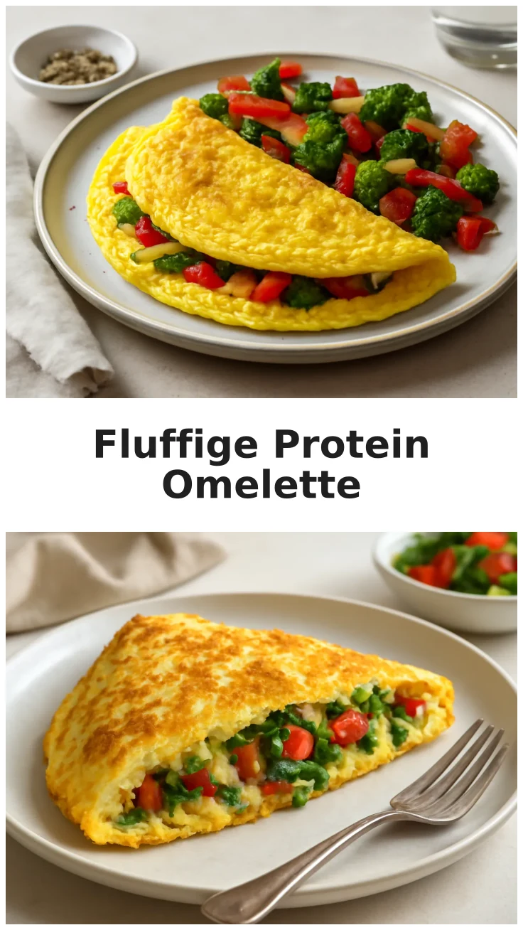 High Protein Omelette mit fluffiger Konsistenz 3 High Protein Omelette mit fluffiger Konsistenz für ein gesundes Frühstück