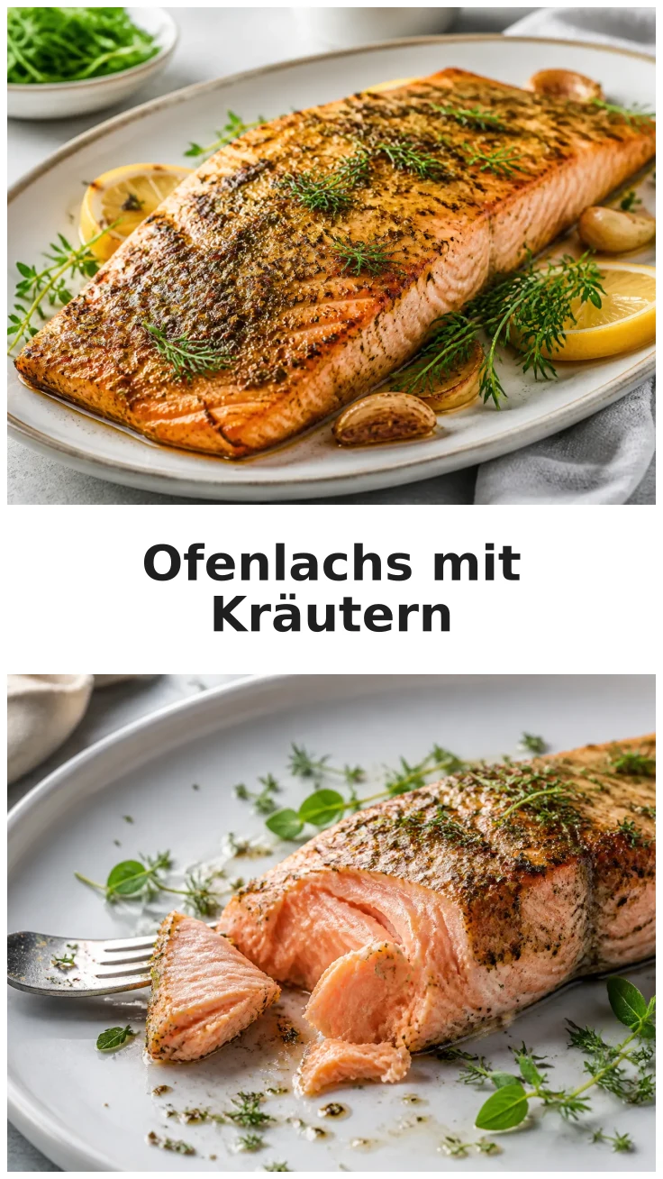 Saftiger High Protein Ofenlachs mit aromatischen Kräutern Saftiger High Protein Ofenlachs mit aromatischen Kräutern